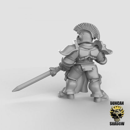 Storm Knights mit Glefe  32mm  Tabletop  Fantasy  Gaming  D&D  Dungeons and Dragons  Pathfinder  DSA Duncan Shadow