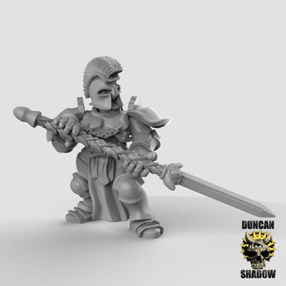 Storm Knights mit Glefe  32mm  Tabletop  Fantasy  Gaming  D&D  Dungeons and Dragons  Pathfinder  DSA Duncan Shadow