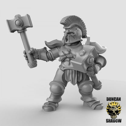 Storm Knights mit Hämmern  32mm  Tabletop  Fantasy  Gaming  D&D  Dungeons and Dragons  Pathfinder  DSA Duncan Shadow