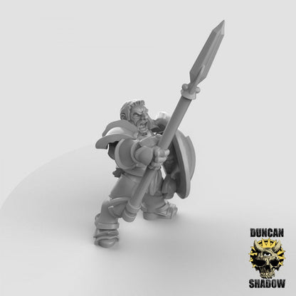 Storm Knights mit Speer  32mm  Tabletop  Fantasy  Gaming  D&D  Dungeons and Dragons  Pathfinder  DSA Duncan Shadow