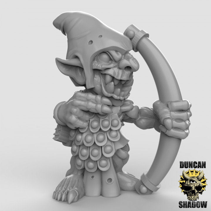 Goblin Bogenschützen  32mm  Tabletop  Fantasy  Gaming  D&D  Dungeons and Dragons  Pathfinder  DSA Duncan Shadow
