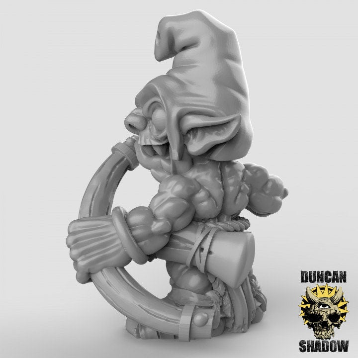Goblin mit Bogen  32mm  Tabletop  Fantasy  Gaming  D&D  Dungeons and Dragons  Pathfinder  DSA Duncan Shadow