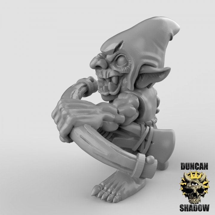 Goblin mit Bogen  32mm  Tabletop  Fantasy  Gaming  D&D  Dungeons and Dragons  Pathfinder  DSA Duncan Shadow