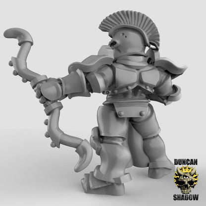 Storm Knights mit Bögen  32mm  Tabletop  Fantasy  Gaming  D&D  Dungeons and Dragons  Pathfinder  DSA Duncan Shadow
