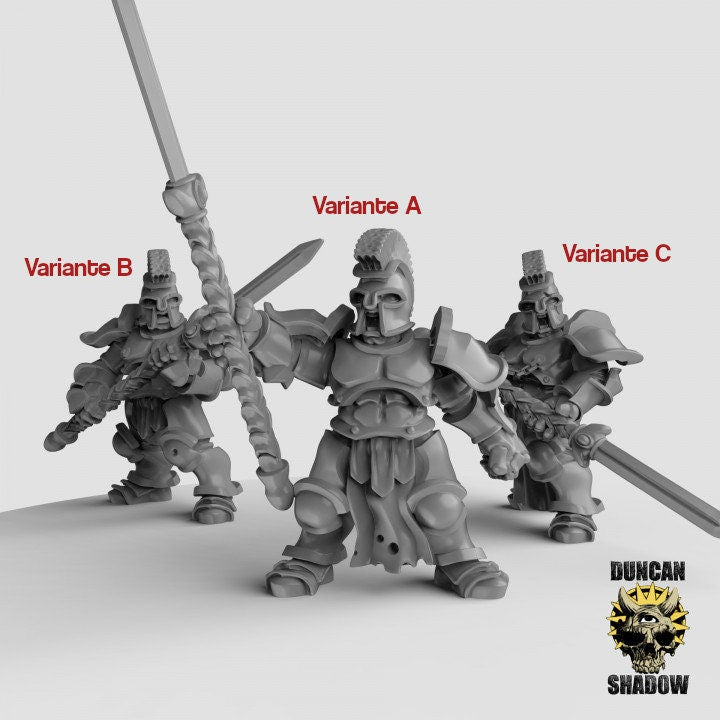 Storm Knights mit Glefe  32mm  Tabletop  Fantasy  Gaming  D&D  Dungeons and Dragons  Pathfinder  DSA Duncan Shadow