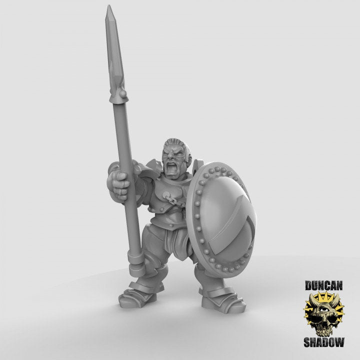 Storm Knights mit Speer  32mm  Tabletop  Fantasy  Gaming  D&D  Dungeons and Dragons  Pathfinder  DSA Duncan Shadow