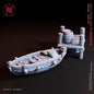Ork Boot und Dock (Scenery)  28mm  Tabletop  Fantasy  D&D  Dungeons and Dragons  Pathfinder  DSA  Flesh of Gods