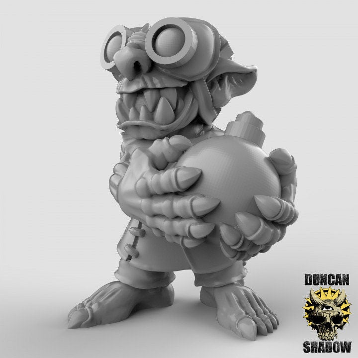 Goblin Alchemist  32mm  Tabletop  Fantasy  Gaming  D&D  Dungeons and Dragons  Pathfinder  DSA Duncan Shadow