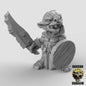 Goblin mit Schwert + Schild  32mm  Tabletop  Fantasy  Gaming  D&D  Dungeons and Dragons  Pathfinder  DSA Duncan Shadow