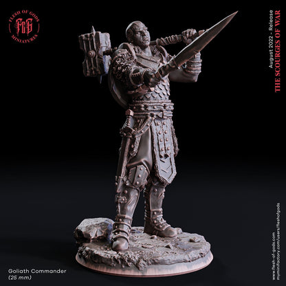 Goliath Kommandant (Hero)  32mm  Flesh of Gods