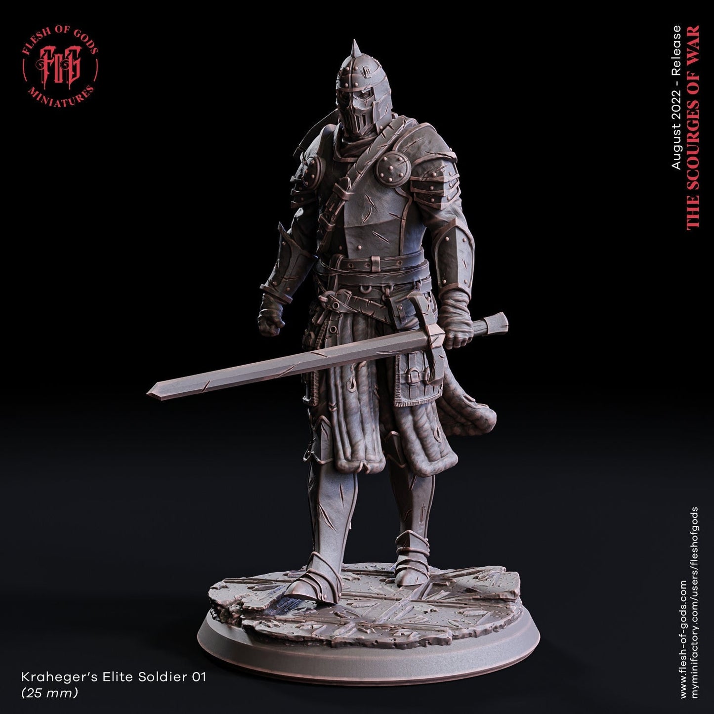Soldat des Kraheger - 01 (NPC)  32mm  Flesh of Gods