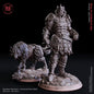 Schatten General + Wolf des Schreckens (Villain)  32mm  Flesh of Gods