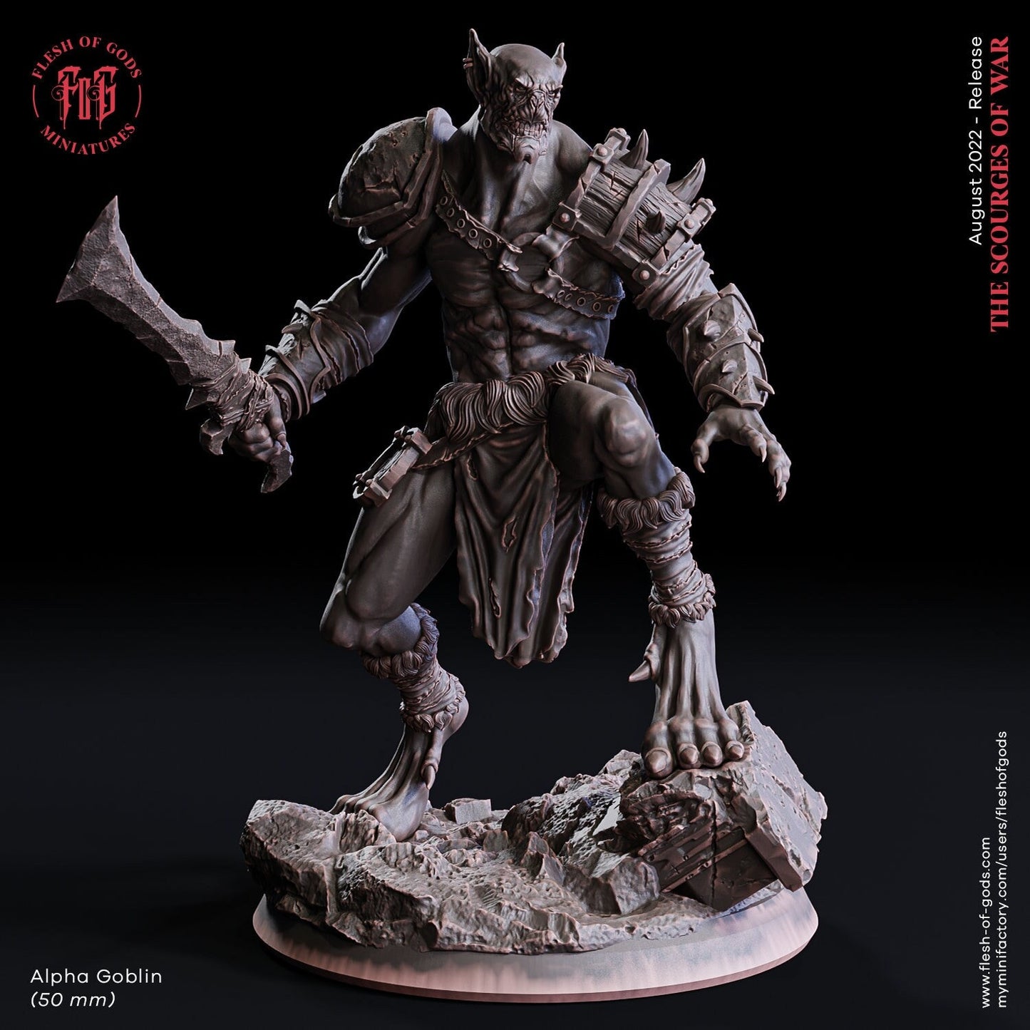 Alpha Goblin (Monster)  32mm  Flesh of Gods
