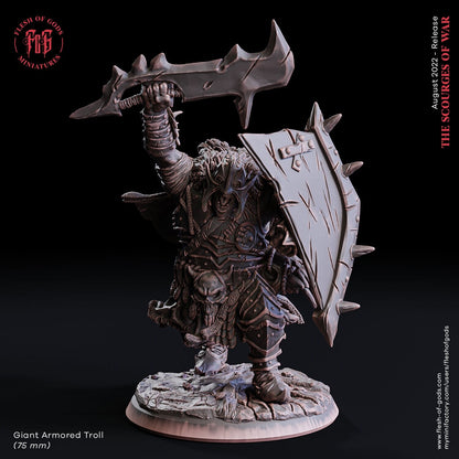 Gepanzerter Troll (Monster)  28mm  Flesh of Gods