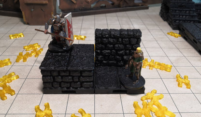 Dungeon - Erhöhung (halbhoch) - 3D gedruckt - Gelände - Terrain - Fat Dragon Games 28mm - Ultimate Dragonlock - Scenery - Terrain