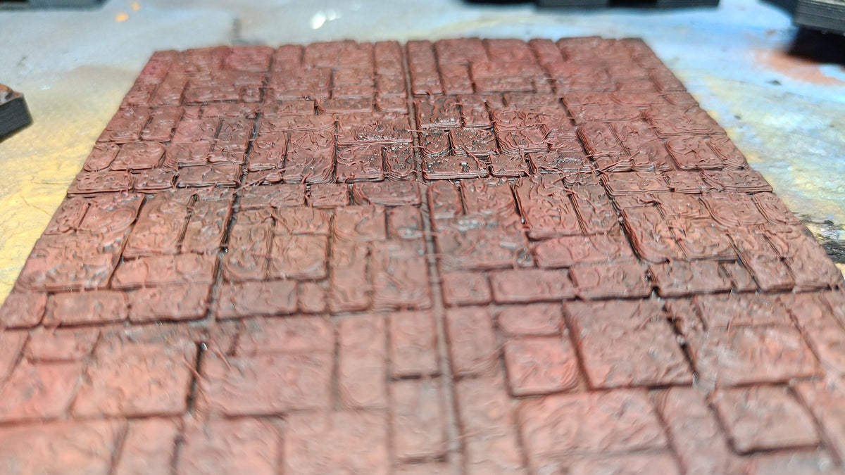 Castle - Floor (4x4) - 3D gedruckt - Gelände - Terrain - Fat Dragon Games 28mm - Ultimate Dragonlock - Scenery - Terrain