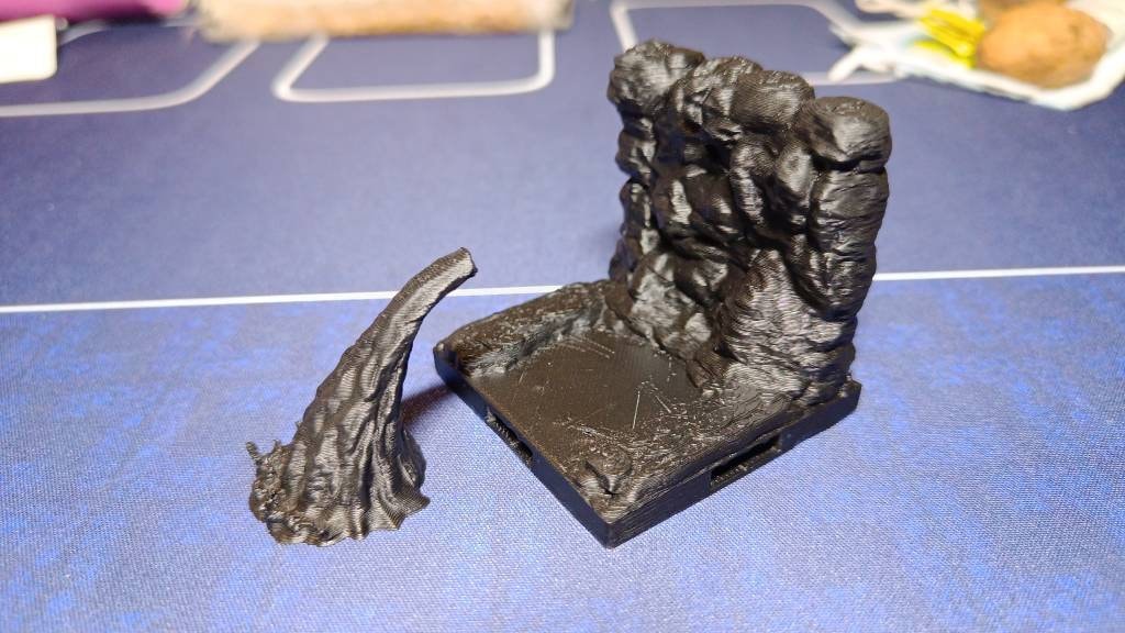 Höhle - Wasserfall - 3D gedruckt - Gelände - Terrain - Fat Dragon Games 28mm - Ultimate Dragonlock - Scenery - Terrain