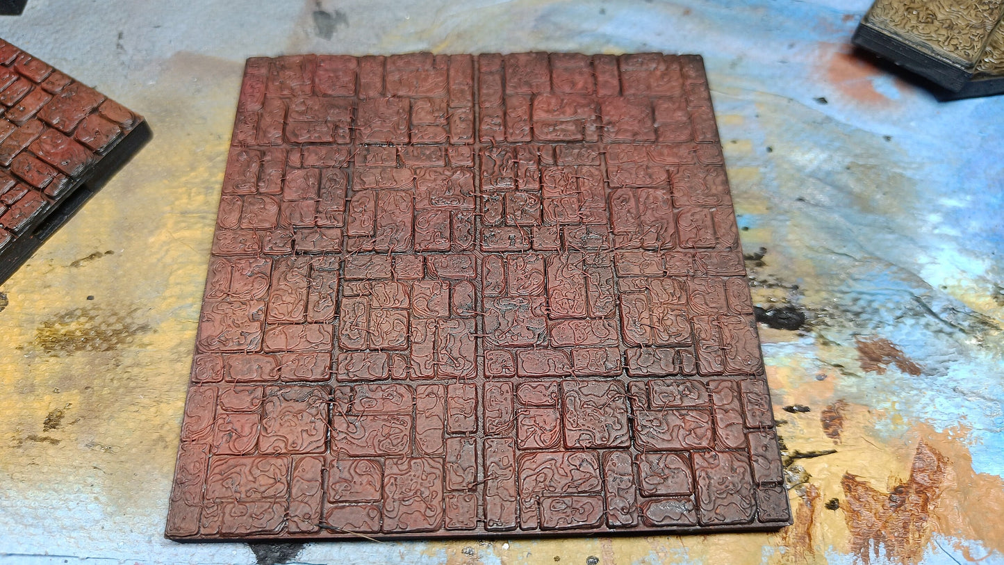 Castle - Floor (4x4) - 3D gedruckt - Gelände - Terrain - Fat Dragon Games 28mm - Ultimate Dragonlock - Scenery - Terrain