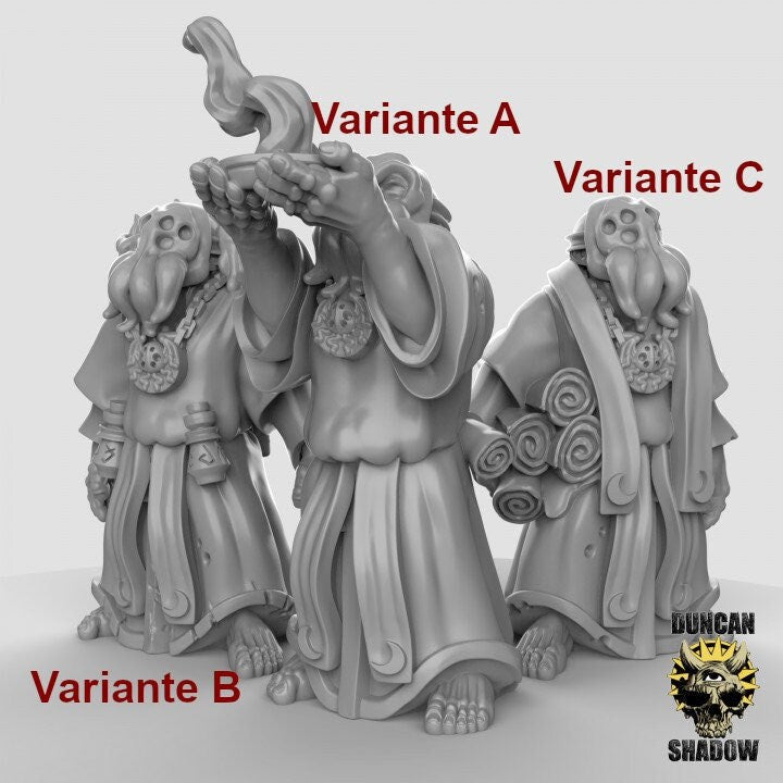 Mythos Kultist in versch. Posen  32mm  Tabletop  D&D  Dungeons and Dragons  Pathfinder  DSA Duncan Shadow