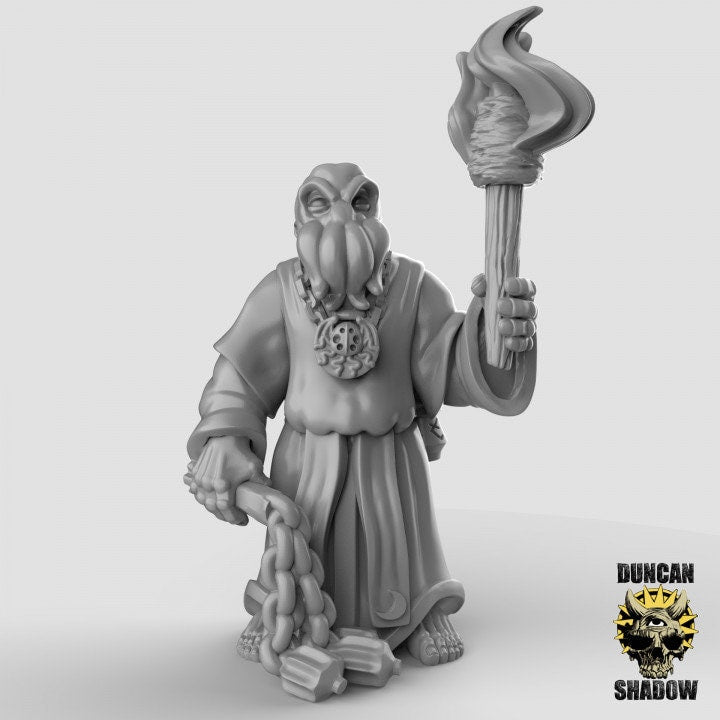 Mythos Kultist mit Flegel  32mm  Tabletop  D&D  Dungeons and Dragons  Pathfinder  DSA Duncan Shadow