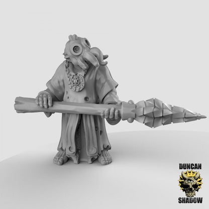 Mythos Kultist mit Speer  32mm  Tabletop  D&D  Dungeons and Dragons  Pathfinder  DSA Duncan Shadow