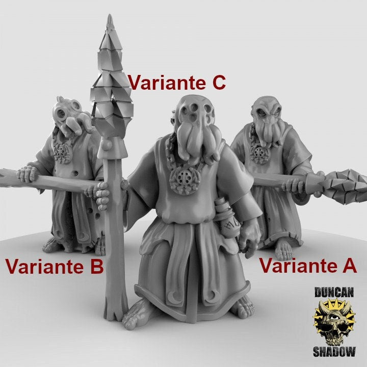 Mythos Kultist mit Speer  32mm  Tabletop  D&D  Dungeons and Dragons  Pathfinder  DSA Duncan Shadow