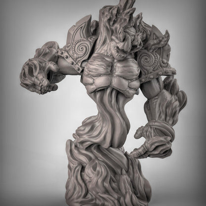 Feuer Elementar (Paar)  Maßstab 32mm  Tabletop  D&D  Dungeons and Dragons  Pathfinder  DSA Duncan Shadow