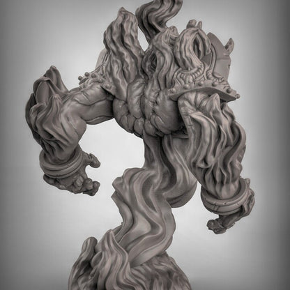 Feuer Elementar (Paar)  Maßstab 32mm  Tabletop  D&D  Dungeons and Dragons  Pathfinder  DSA Duncan Shadow