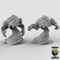 Wasser Elementar (Paar)  Maßstab 32mm  Tabletop  D&D  Dungeons and Dragons  Pathfinder  DSA Duncan Shadow