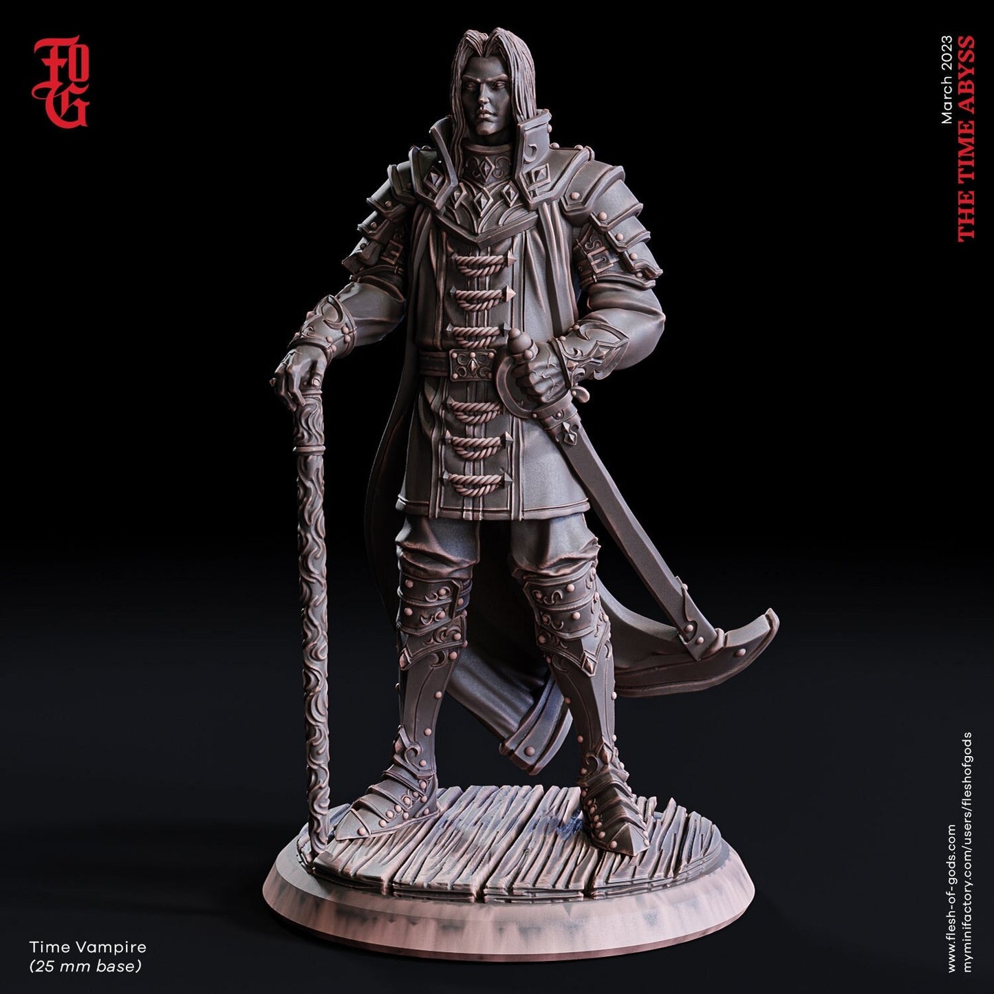 Der Zeitvampir (jung) (Enemy)  32mm  Tabletop  Fantasy  D&D  Dungeons and Dragons  Pathfinder  DSA  Flesh of Gods