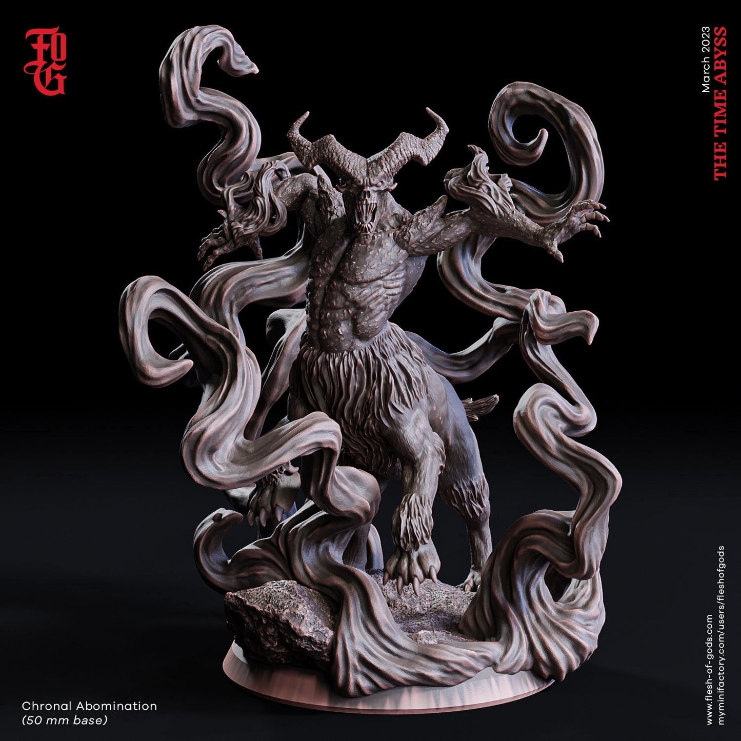 Abscheulichkeit aus der Zeit (Enemy)  32mm  Tabletop  Fantasy  D&D  Dungeons and Dragons  Pathfinder  DSA  Flesh of Gods