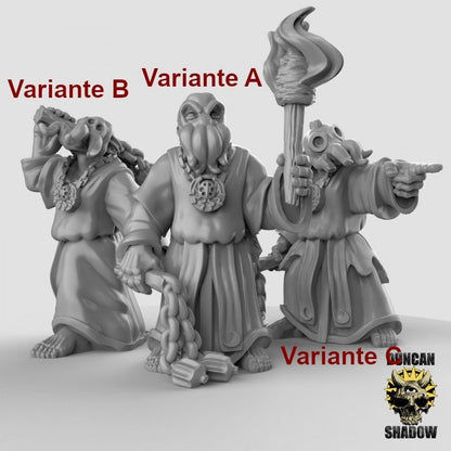 Mythos Kultist mit Flegel  32mm  Tabletop  D&D  Dungeons and Dragons  Pathfinder  DSA Duncan Shadow