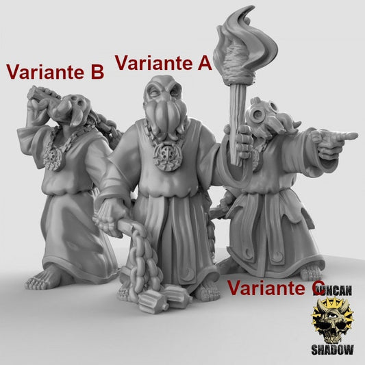 Mythos Kultist mit Flegel  32mm  Tabletop  D&D  Dungeons and Dragons  Pathfinder  DSA Duncan Shadow