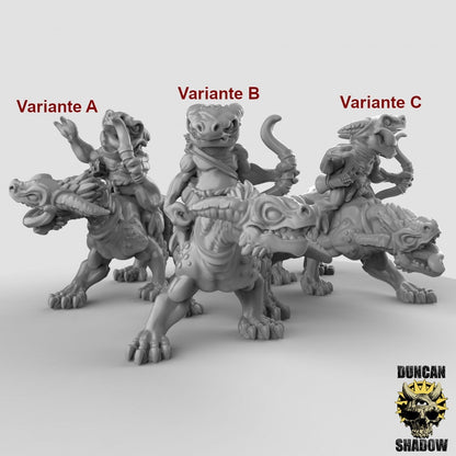Kobold Kavallerie mit Bogen  32mm  Tabletop  D&D  Dungeons and Dragons  Pathfinder  DSA Duncan Shadow