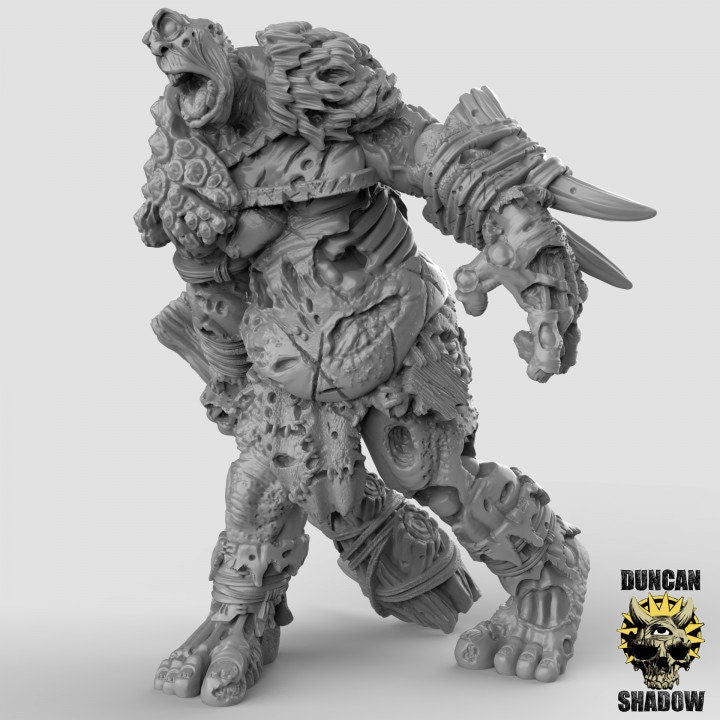 Titan Zombie (Höhe ca. 18cm)  Maßstab 32mm  Tabletop  D&D  Dungeons and Dragons  Pathfinder  DSA Duncan Shadow