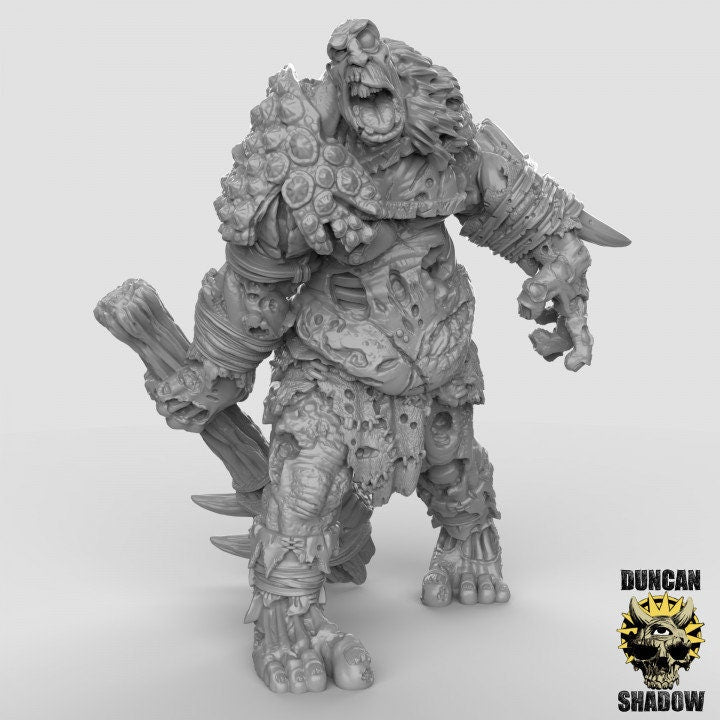 Titan Zombie (Höhe ca. 18cm)  Maßstab 32mm  Tabletop  D&D  Dungeons and Dragons  Pathfinder  DSA Duncan Shadow