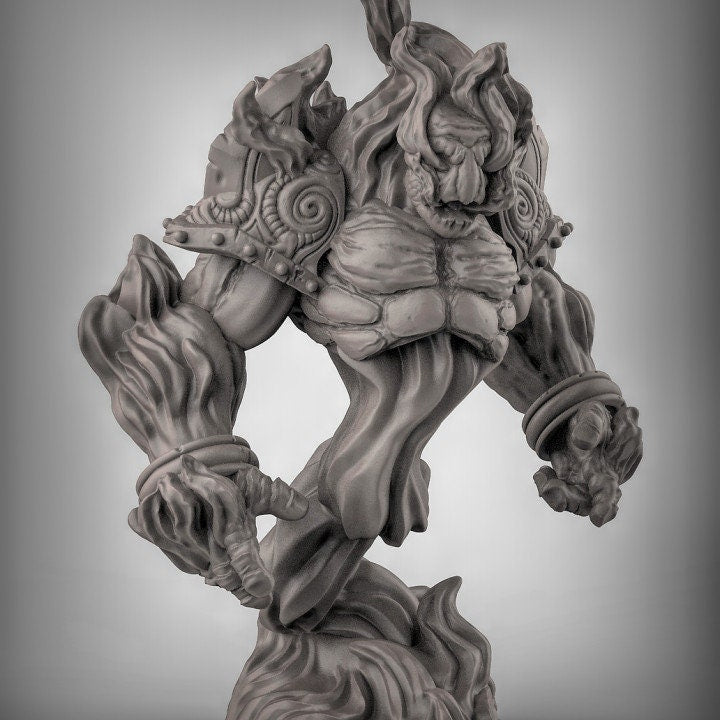 Feuer Elementar (Paar)  Maßstab 32mm  Tabletop  D&D  Dungeons and Dragons  Pathfinder  DSA Duncan Shadow