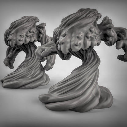 Wasser Elementar (Paar)  Maßstab 32mm  Tabletop  D&D  Dungeons and Dragons  Pathfinder  DSA Duncan Shadow