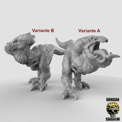 Kobold Raptor  32mm  Tabletop  D&D  Dungeons and Dragons  Pathfinder  DSA Duncan Shadow