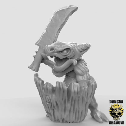 Kobold mit Schwert und Schild  32mm  Tabletop  D&D  Dungeons and Dragons  Pathfinder  DSA Duncan Shadow