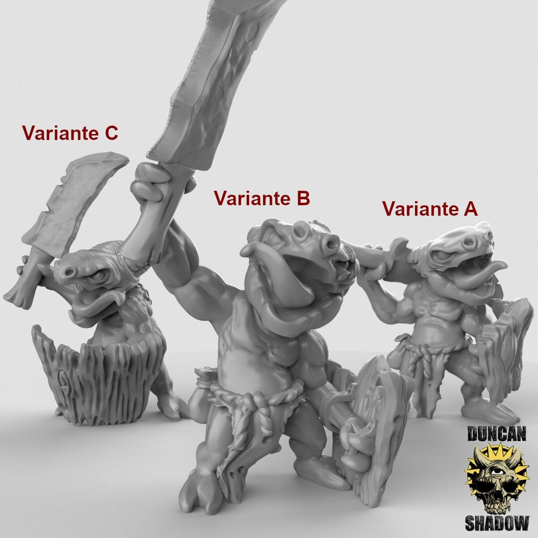 Kobold mit Schwert und Schild  32mm  Tabletop  D&D  Dungeons and Dragons  Pathfinder  DSA Duncan Shadow