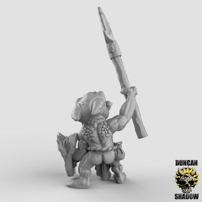 Kobold mit Speer  32mm  Tabletop  D&D  Dungeons and Dragons  Pathfinder  DSA Duncan Shadow