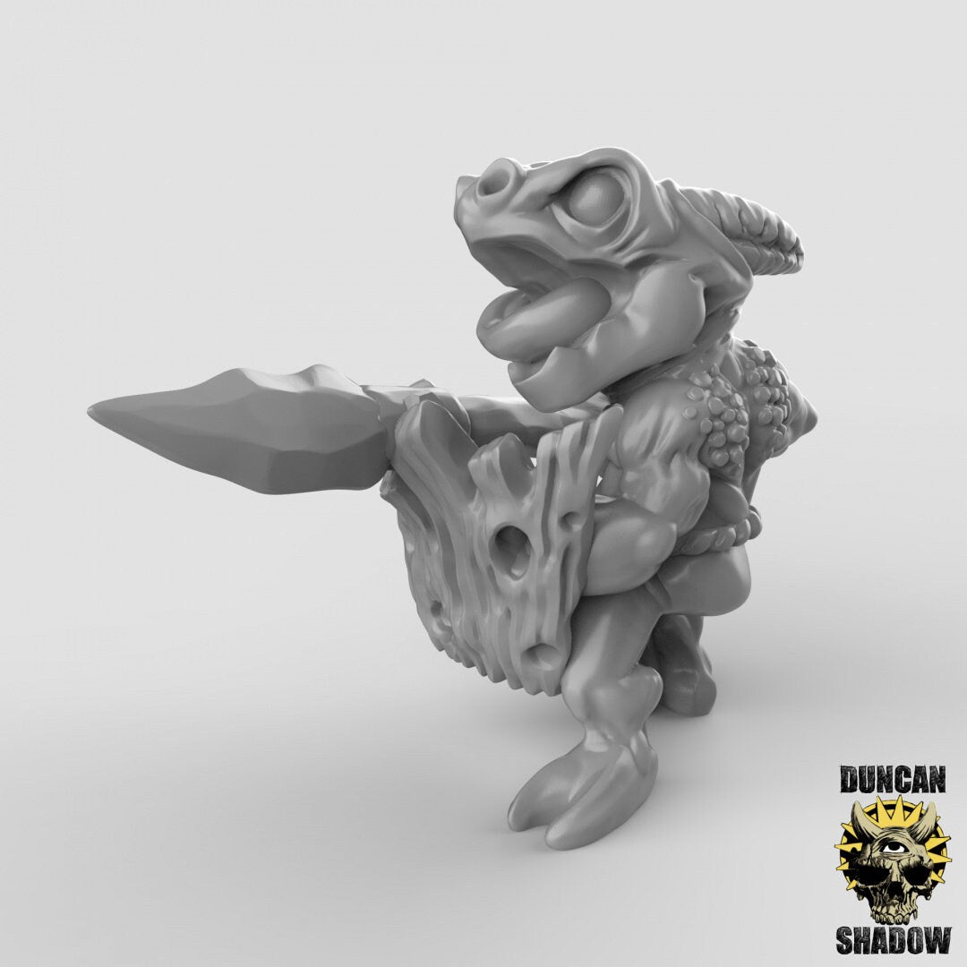 Kobold mit Speer  32mm  Tabletop  D&D  Dungeons and Dragons  Pathfinder  DSA Duncan Shadow