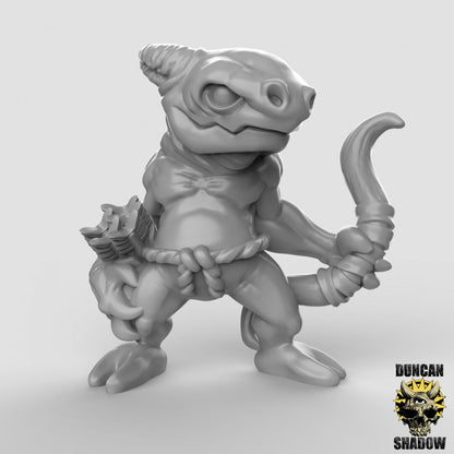 Kobold mit Bogen  32mm  Tabletop  D&D  Dungeons and Dragons  Pathfinder  DSA Duncan Shadow