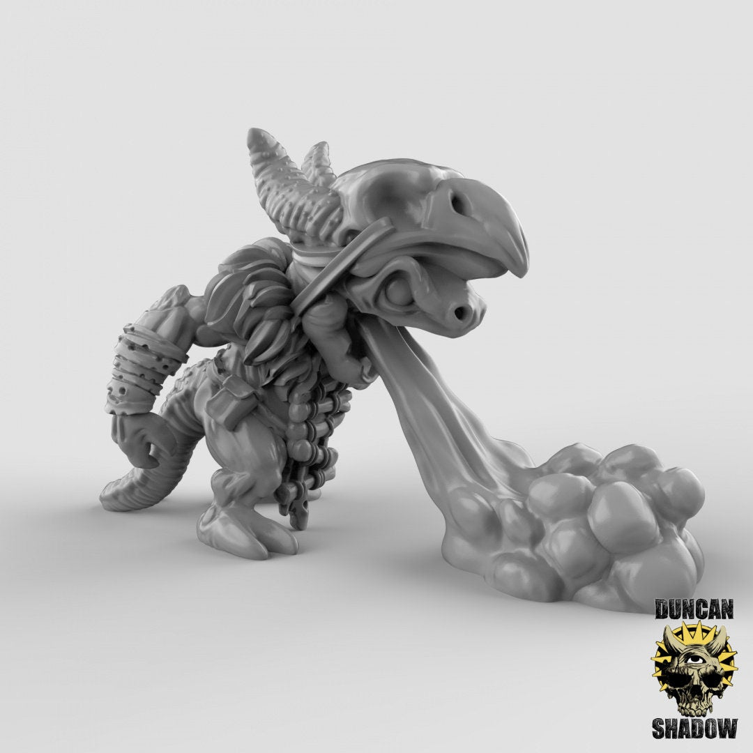 Kobold-Schamane  32mm  Tabletop  D&D  Dungeons and Dragons  Pathfinder  DSA Duncan Shadow