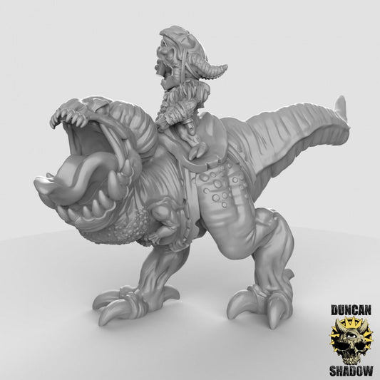 Kobold-Schamane auf Raptor  32mm  Tabletop  D&D  Dungeons and Dragons  Pathfinder  DSA Duncan Shadow