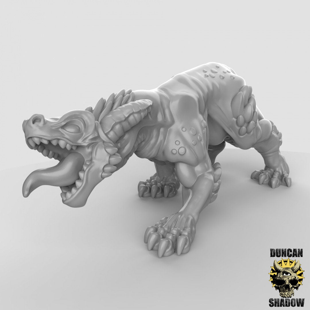 Kobold Drachen Hund in versch. Posen  32mm  Tabletop  D&D  Dungeons and Dragons  Pathfinder  DSA Duncan Shadow