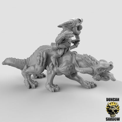 Kobold Kavallerie mit Bogen  32mm  Tabletop  D&D  Dungeons and Dragons  Pathfinder  DSA Duncan Shadow