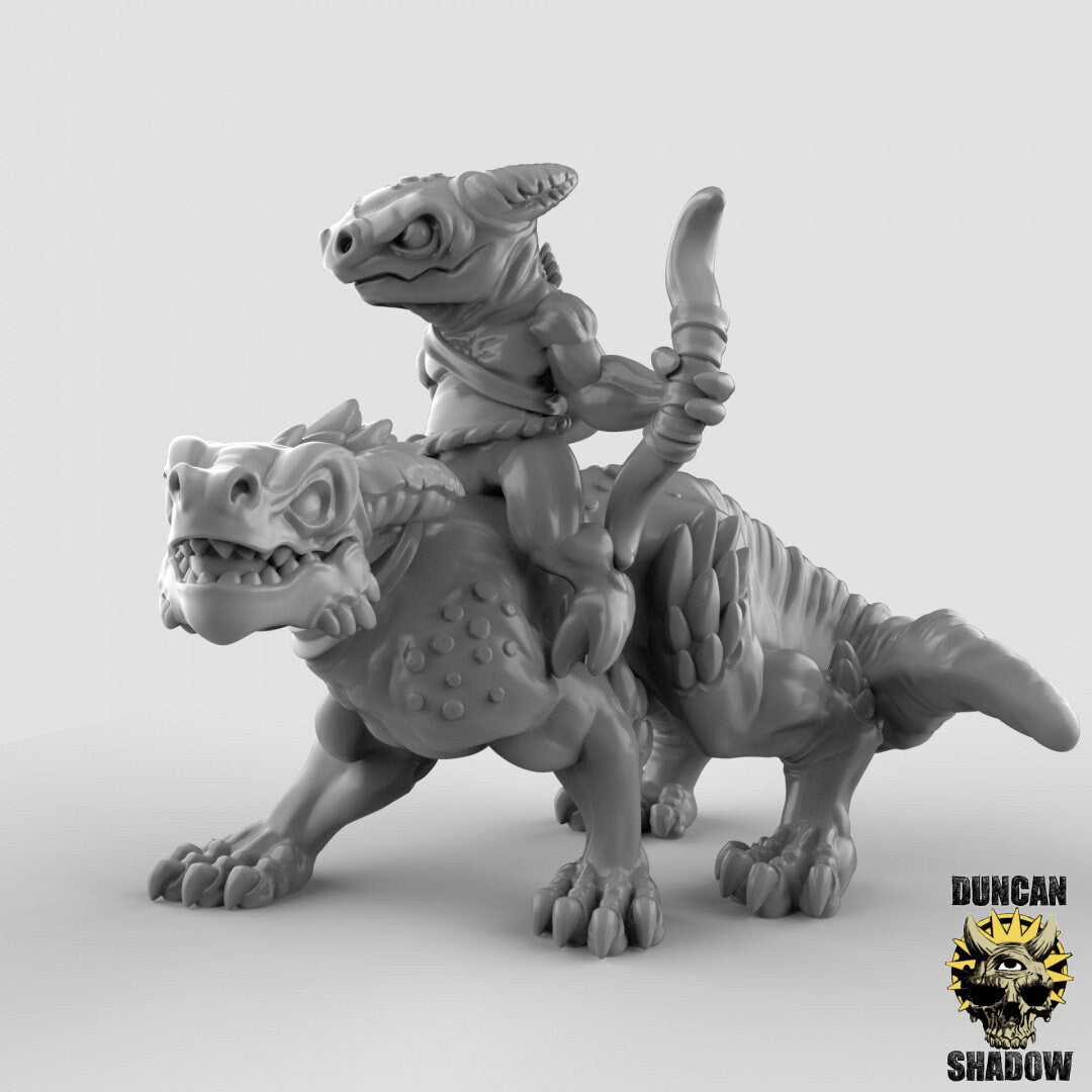 Kobold Kavallerie mit Bogen  32mm  Tabletop  D&D  Dungeons and Dragons  Pathfinder  DSA Duncan Shadow