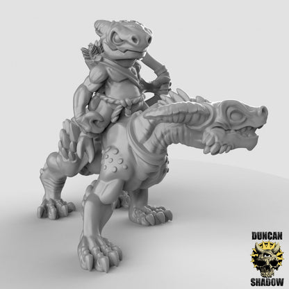 Kobold Kavallerie mit Bogen  32mm  Tabletop  D&D  Dungeons and Dragons  Pathfinder  DSA Duncan Shadow
